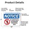 Signmission No Admittance Authorized Personnel Only OSHA Notice Sign, Aluminum, 10in W x 7in L, 2PK OS-2PACK-NS-A-710-L-15973 - alternate 7